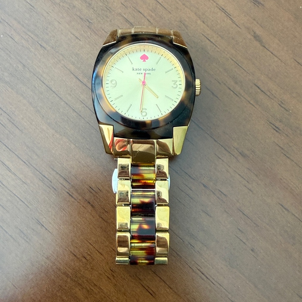 Kate Spade Gold and Tortoise Watch